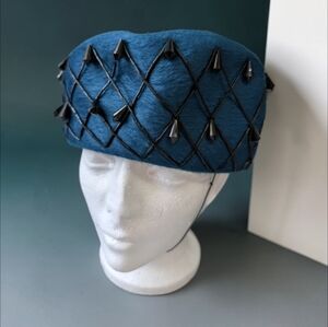 Rare 1920s/30s Elizabeth Montreal "Melusine" Felt Hat,Art Deco Era, Czech Origin